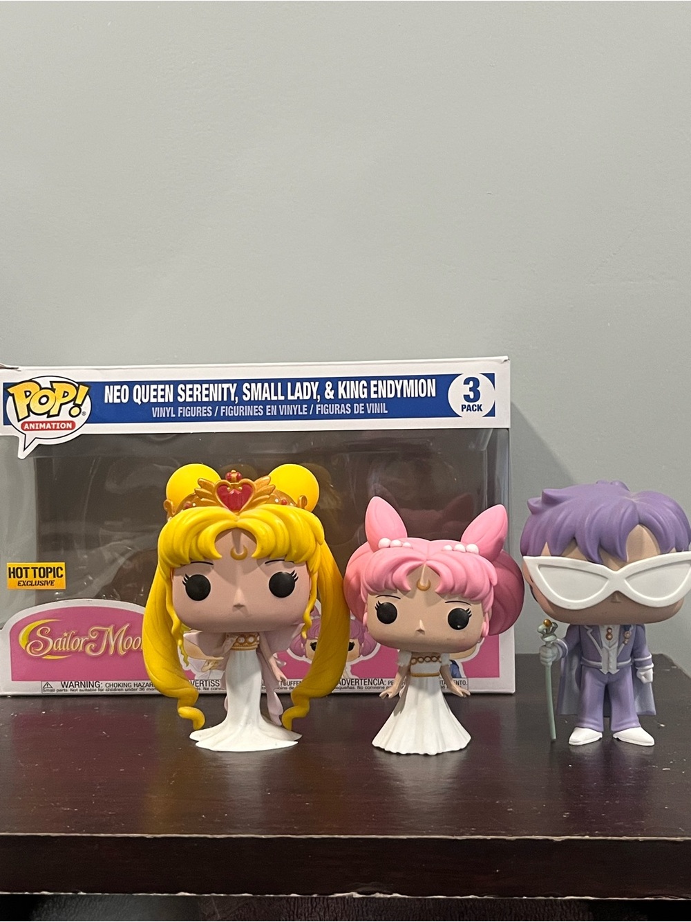 Funko Pop! Sailor Moon Queen Serenity,Small Lady & King Endymion